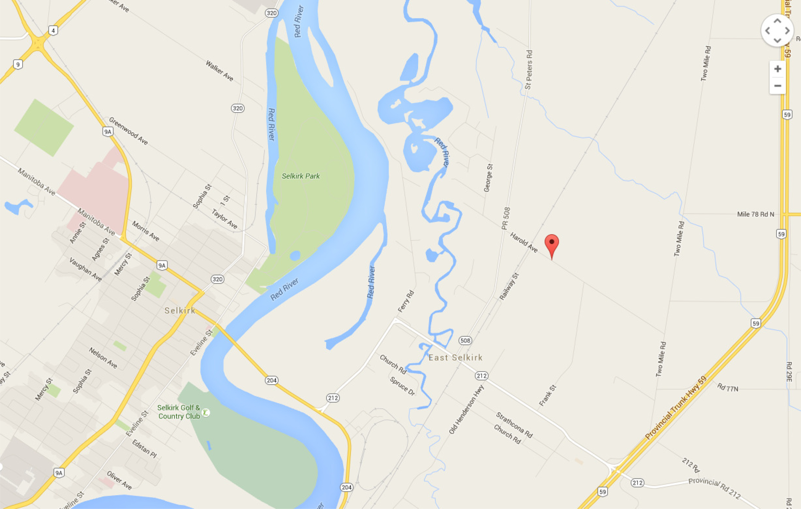 Outdoor Target 1440 Round (FITA) Event Map