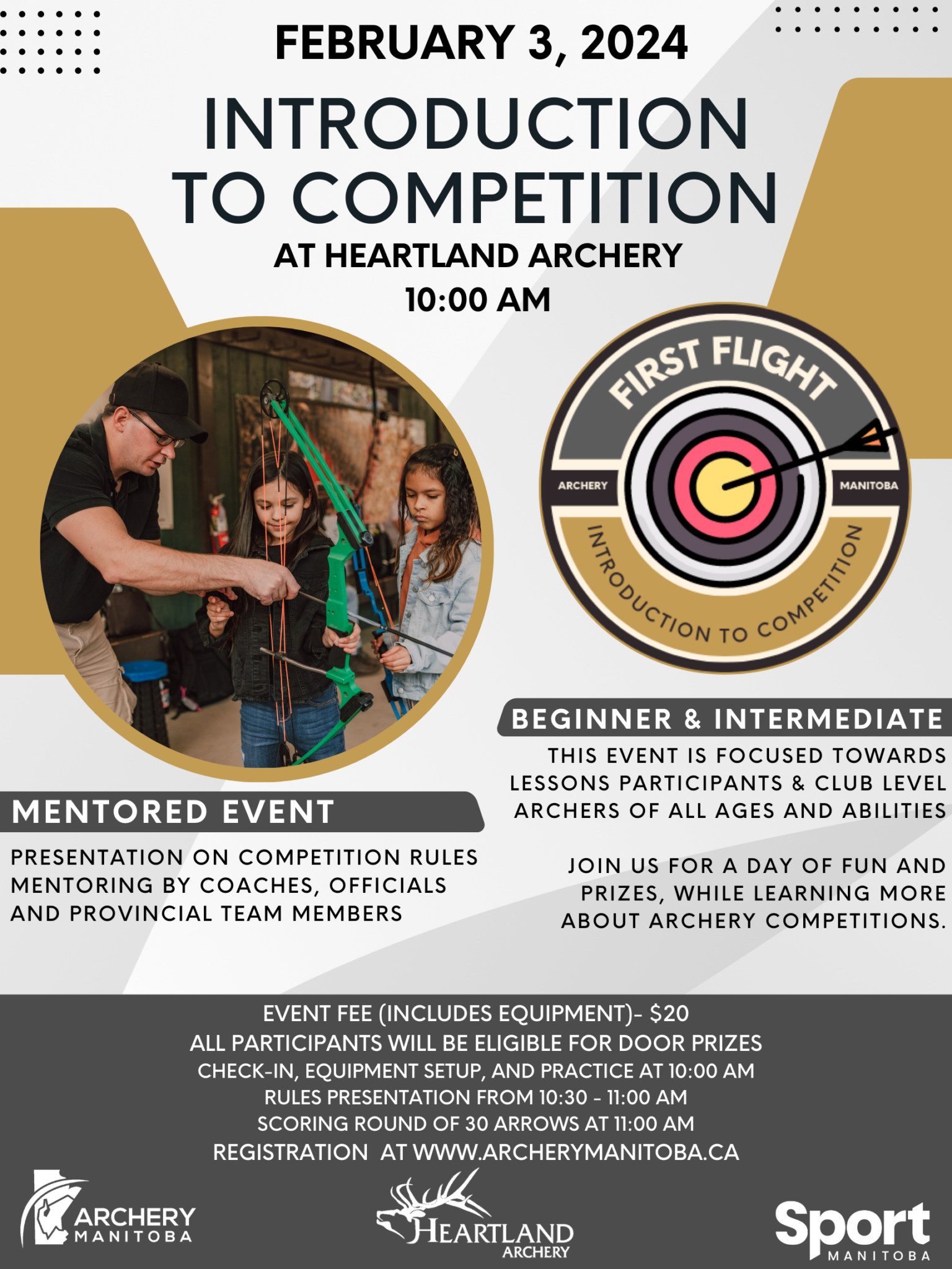 First Flight Event Events for June 2026 – Archery Manitoba